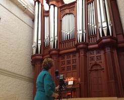 Citizen Doug Records Yuri McCoy for the Longwood Gardens International Organ Competition Introductions and Documentary