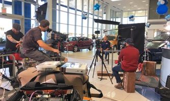 Location Sound Mixer for Classic Chevrolet Sugar Land Moffett Productions Campaign