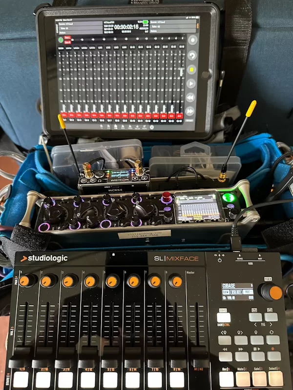 Sound Devices 888 and studiologic SL MIXFACE